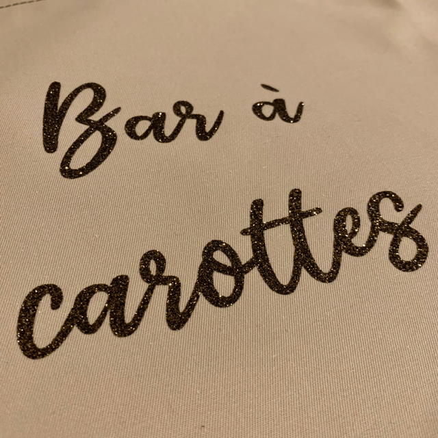 Tote bag bar à carottes