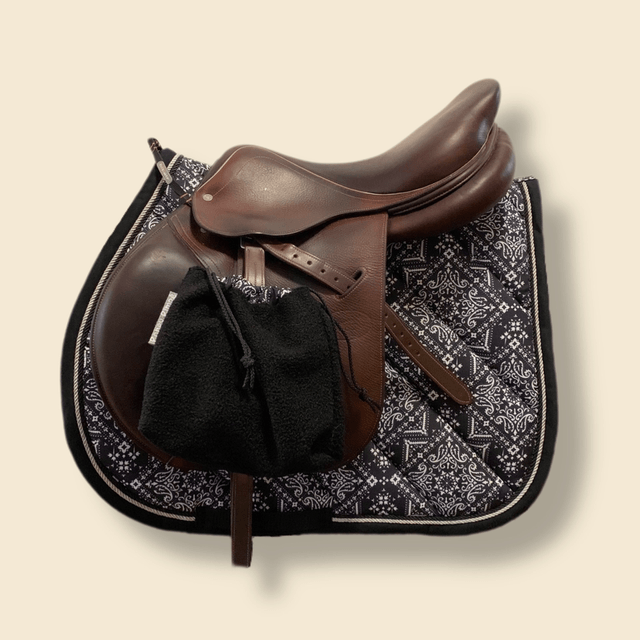 Pochons d’étrier bandana noir