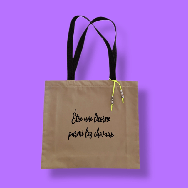 Tote bag Être une licorne