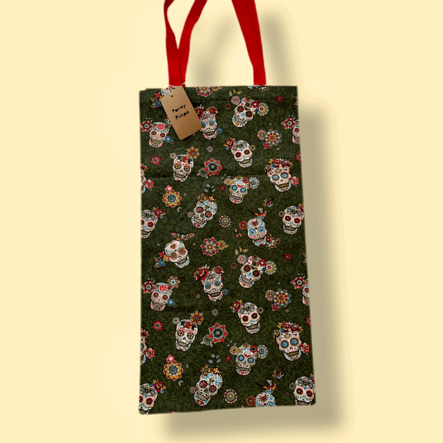 Tote bag pour bottes dia de los muertos 